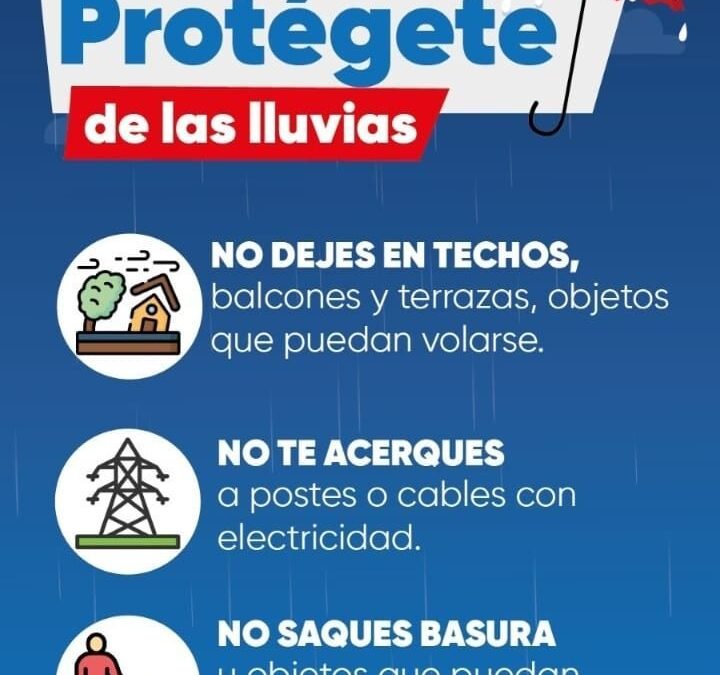 Reitera Gobierno de la Capital recomendaciones de Protección Civil por las lluvias
