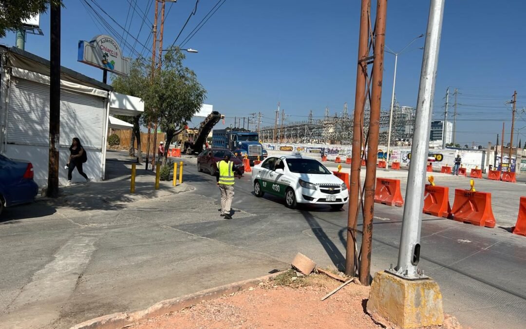 Por obras en Cordillera de los Alpes e Himalaya, Ayuntamiento de SLP habilita rutas alternas a la circulación