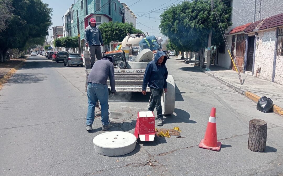 Uso de polietileno inhibe robo de tapas de alcantarillas en la ciudad capital.
