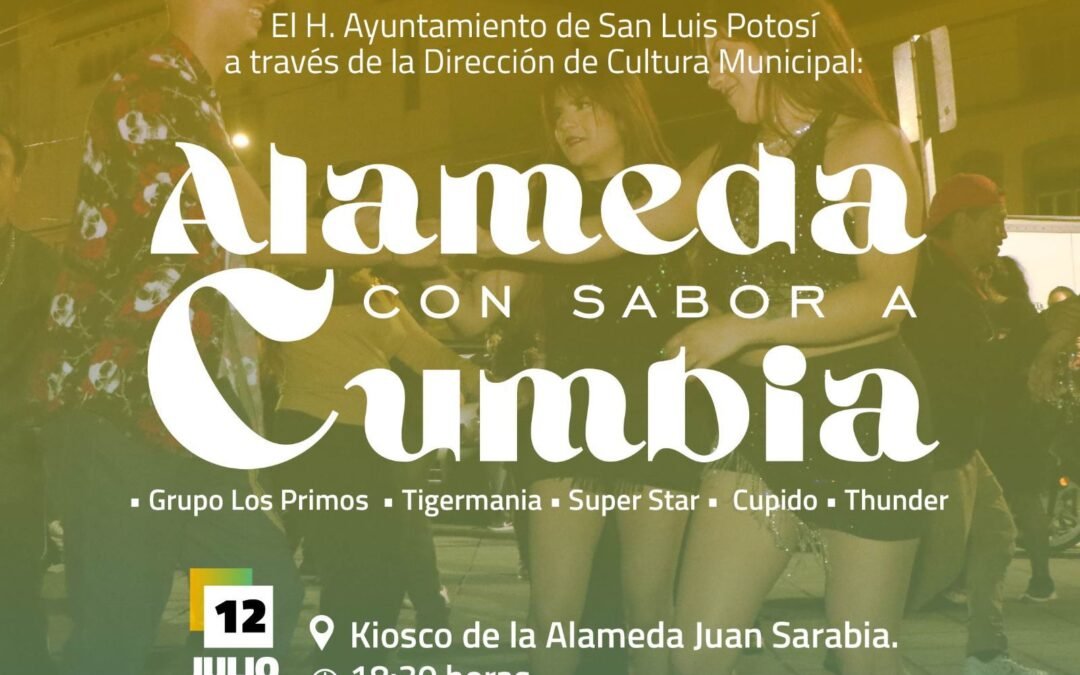 El Gobierno de la Capital llenará la Alameda con Sabor a Cumbia, este viernes por la tarde