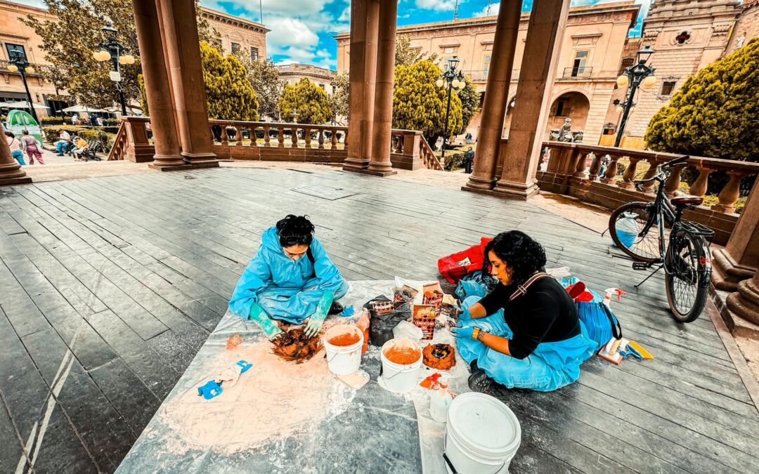 Ayuntamiento de SLP inicia proceso de restauración del kiosco de la plaza de Armas