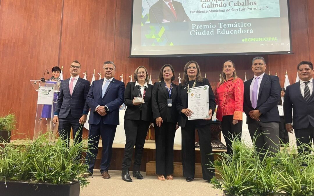Ayuntamiento de San Luis Potosí obtiene el Premio al Buen Gobierno 2024 del Instituto Nacional de Administración Pública