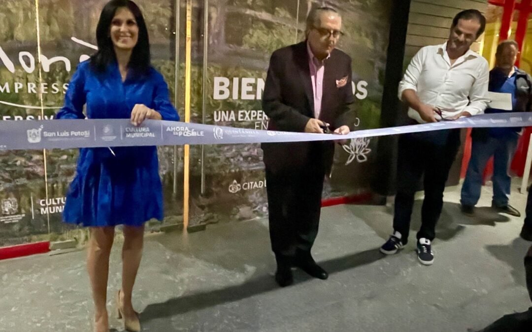 Cultura Municipal inaugura exposición Inmersiva “Monet Impressions” en San Luis Potosí