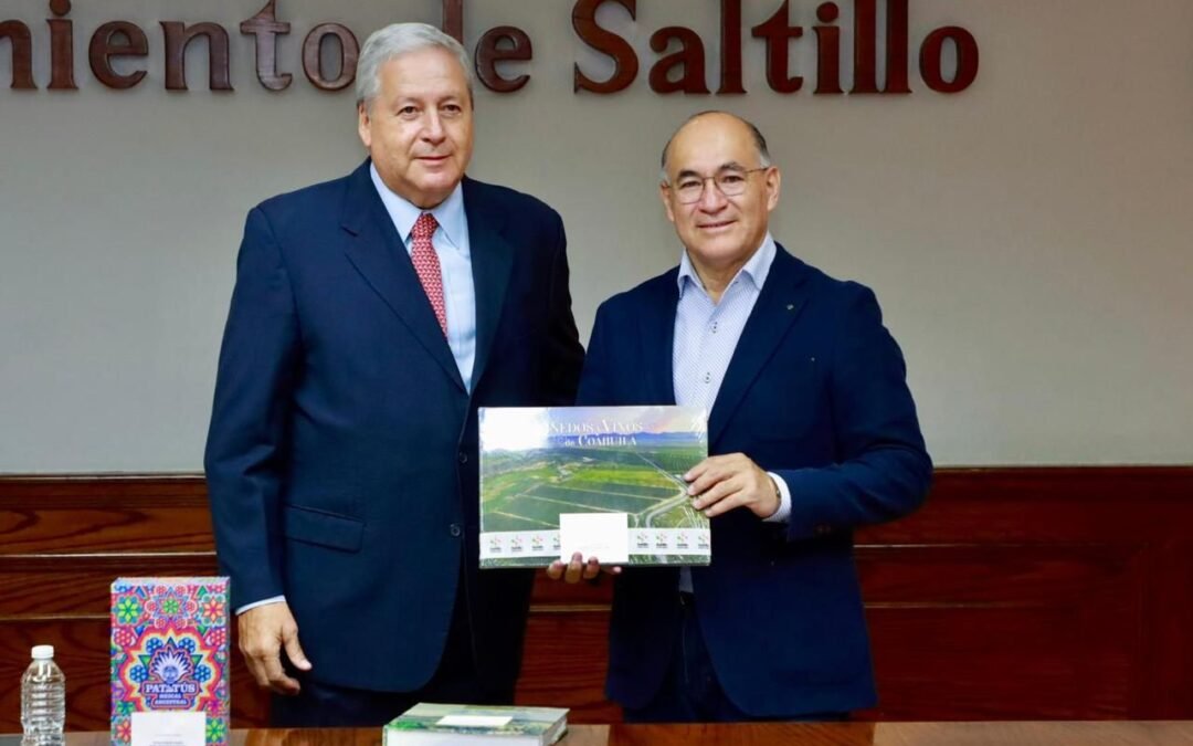 Alcalde Galindo acuerda agenda bilateral con su homólogo de Saltillo, José María Fraustro