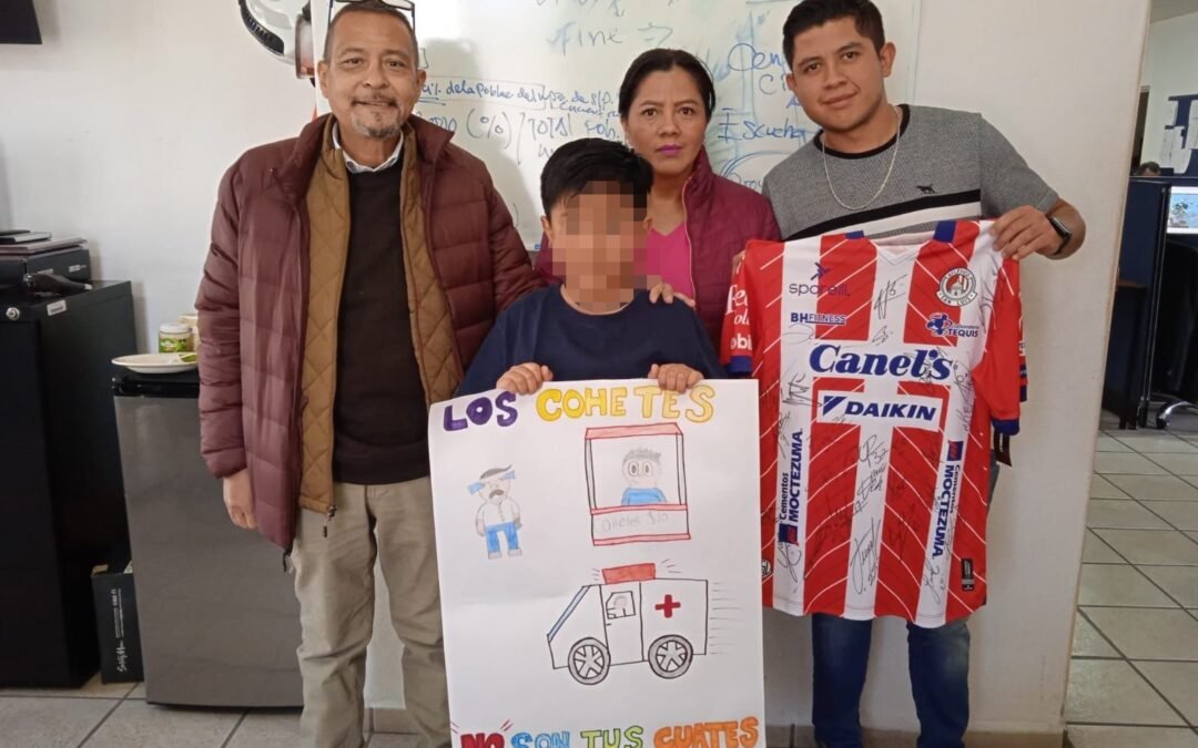 Gobierno de la Capital reitera invitación a niñas y niños para ganarse camisetas del Atlético de San Luis