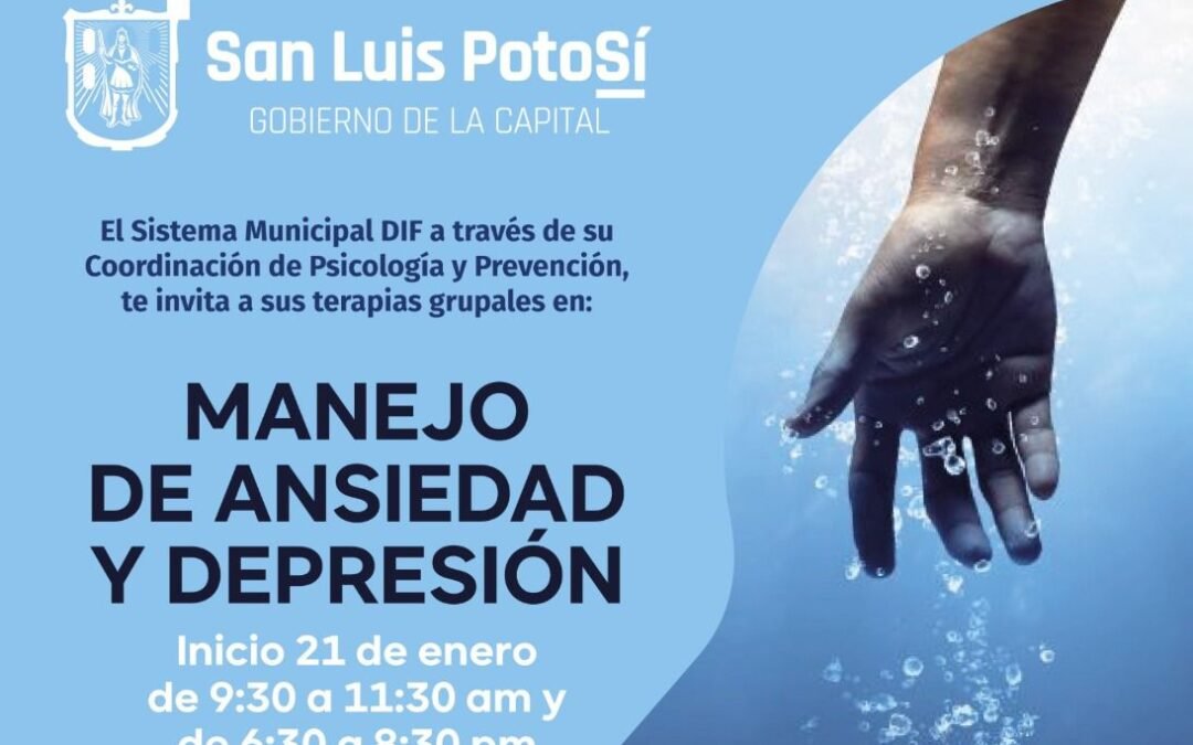 Inicia este 2025 cuidando tu bienestar emocional y salud mental, con terapias que ofrece el DIF Municipal de San Luis Capital