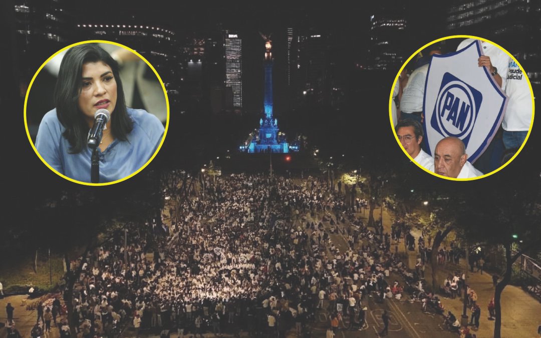 DEMASIADO TARDE, PAN PROTESTA CONTRA FRAUDE JUDICIAL