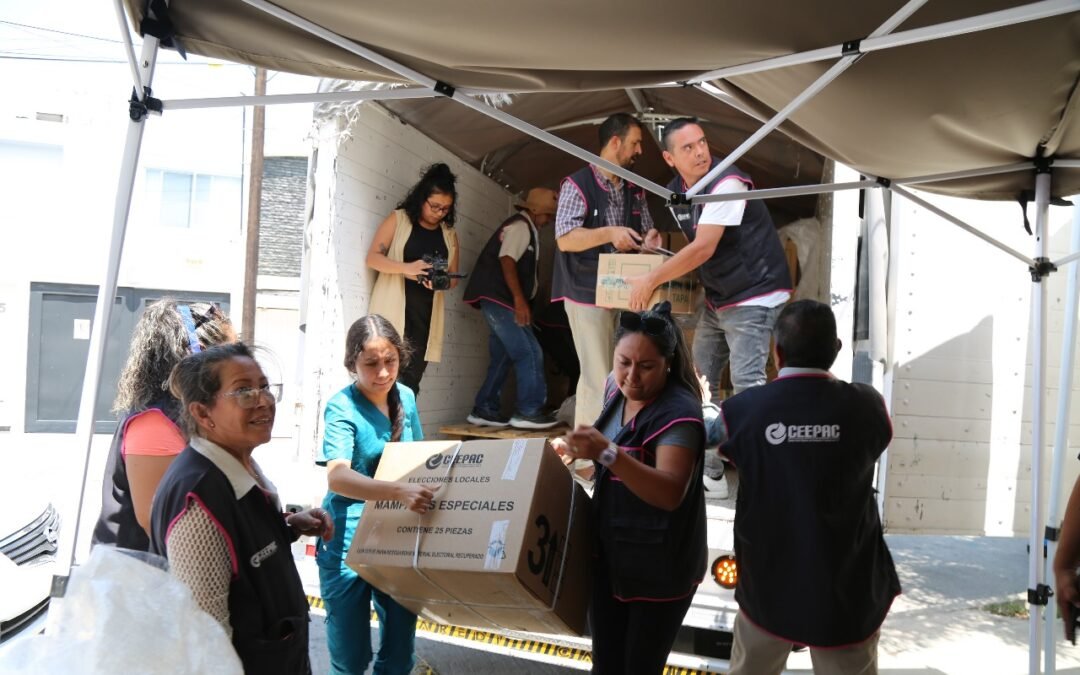 CEEPAC inicia reparto de boletas para elección extraordinaria del Poder Judicial en San Luis Potosí