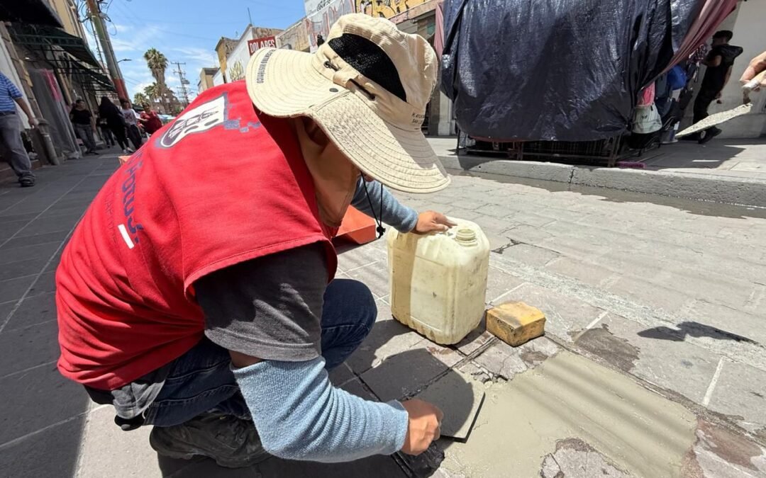 Gobierno de la Capital realiza trabajos para mantener en buen estado el Centro Histórico
