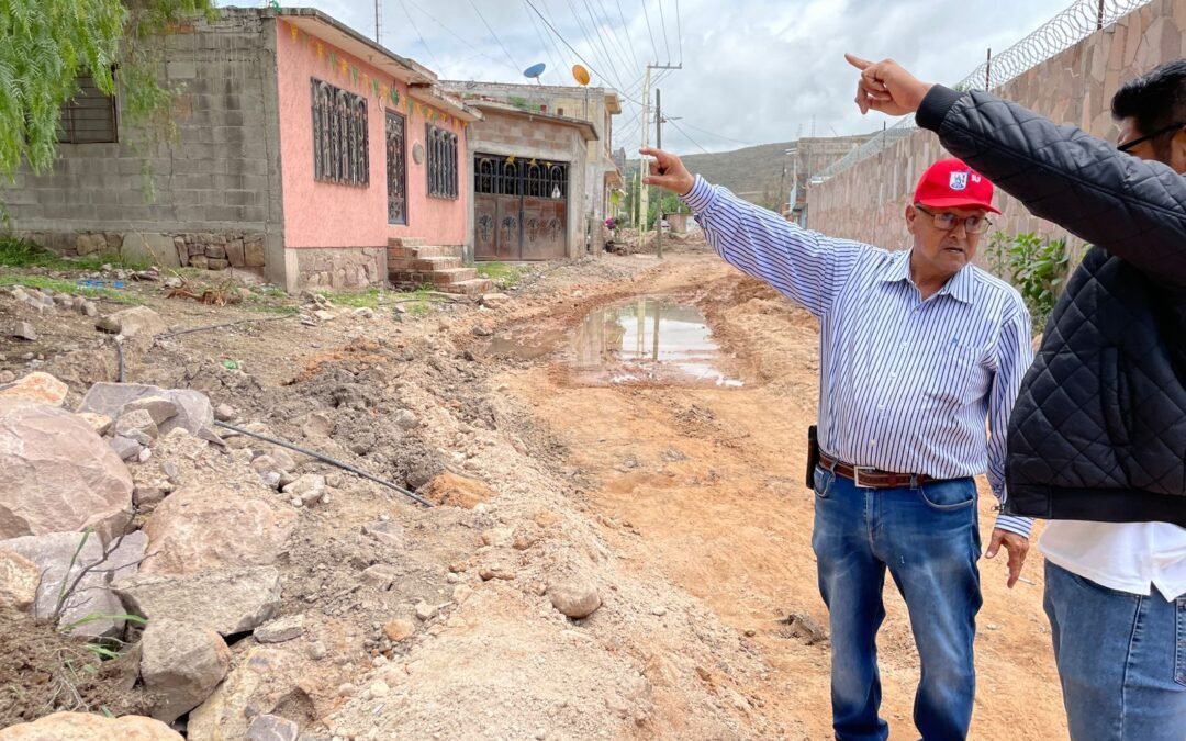 INTERAPAS establece programa de atención en la fracción El Aguaje, para mejorar infraestructura hidráulica y sanitaria.