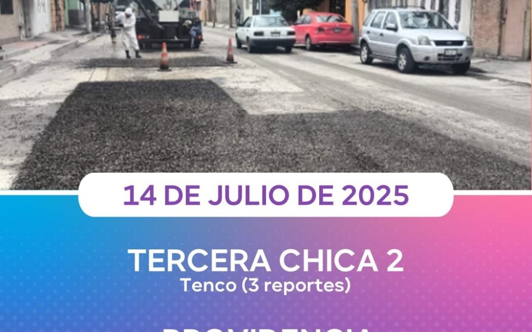 Gobierno Municipal refuerza el programa “Bacheo en tu Colonia” para atender afectaciones por lluvias