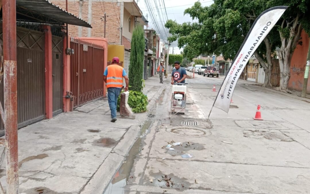 Interapas ejecuta 79 intervenciones en la red sanitaria de la Zona Metropolitana, en el primer semestre del año
