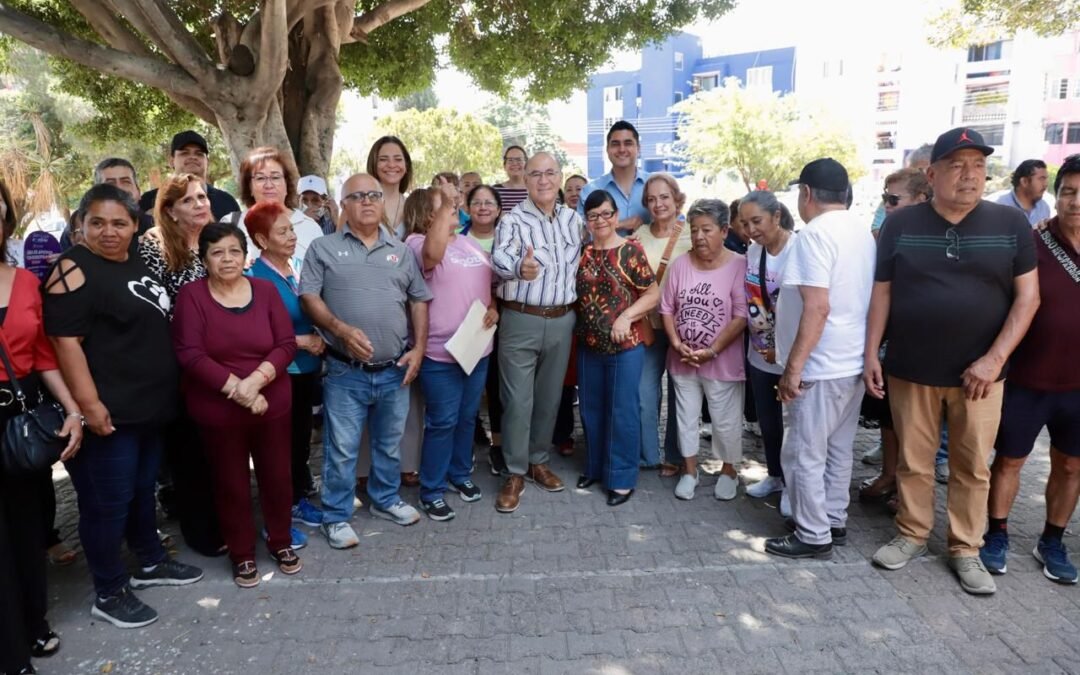 Alcalde Galindo rehabilita espacios sociales en Fovissste; vecinos expresan su reconocimiento