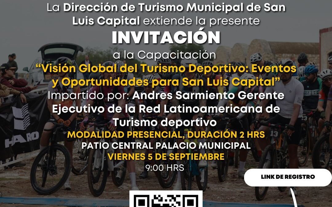San Luis Capital impulsa capacitación en turismo deportivo con expertos internacionales