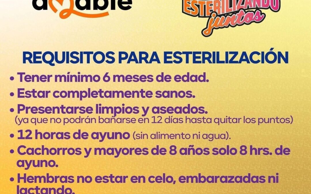 Habitantes de Milpillas lleven a esterilizar gratis a sus animales de compañía este miércoles