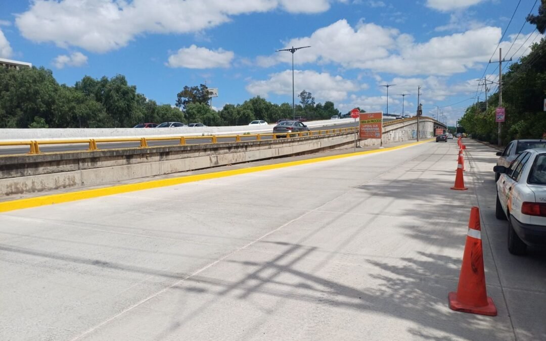 Lateral de Salvador Nava, frente al Parque Tangamanga I estará lista a mediados de noviembre