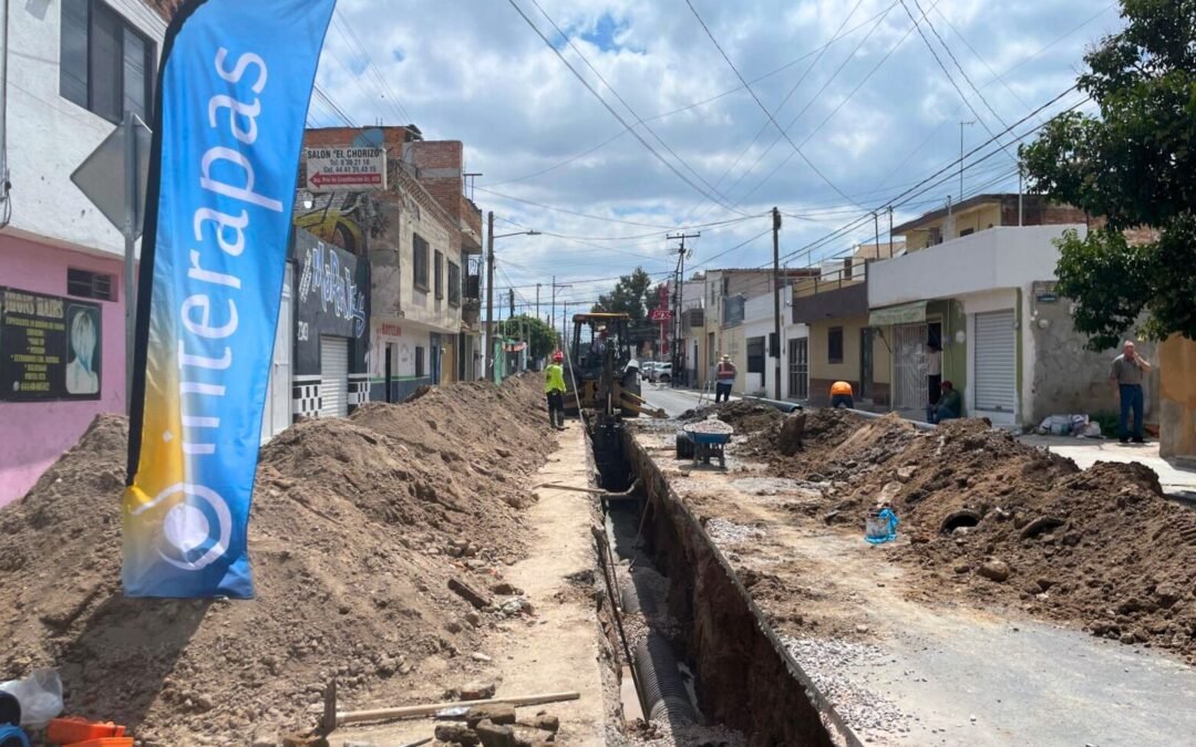 Interapas responde a colapsos de drenaje: más de 8 mil 300 metros de red rehabilitados