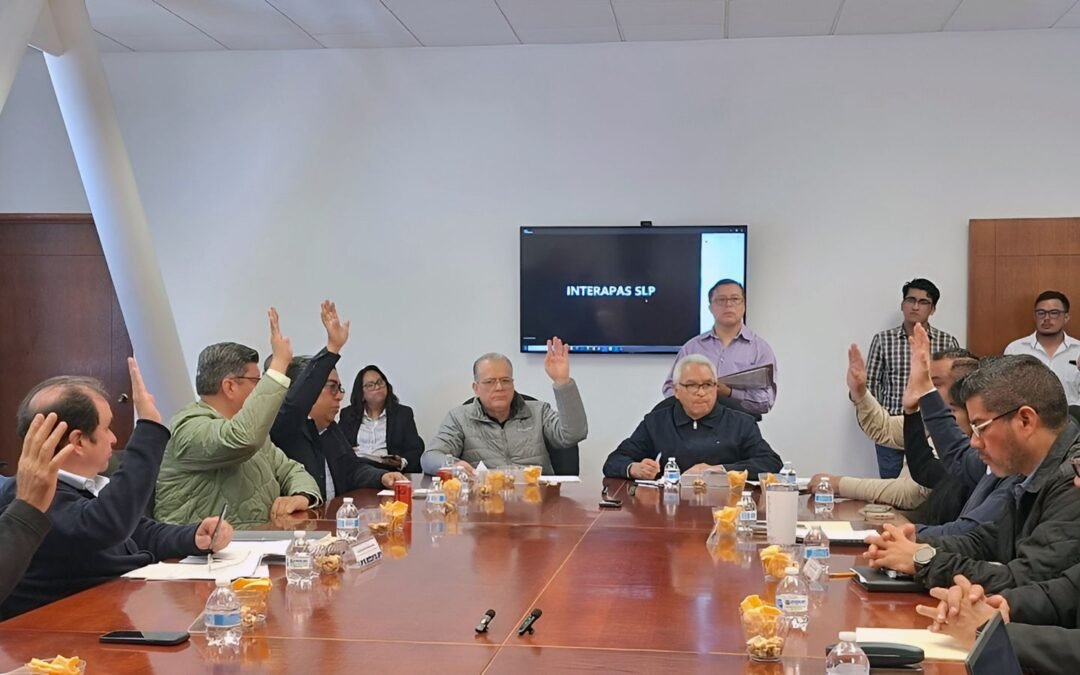 Junta de Gobierno de Interapas aprueba por unanimidad la iniciativa de Ley de Cuotas y Tarifas para el ejercicio fiscal 2026