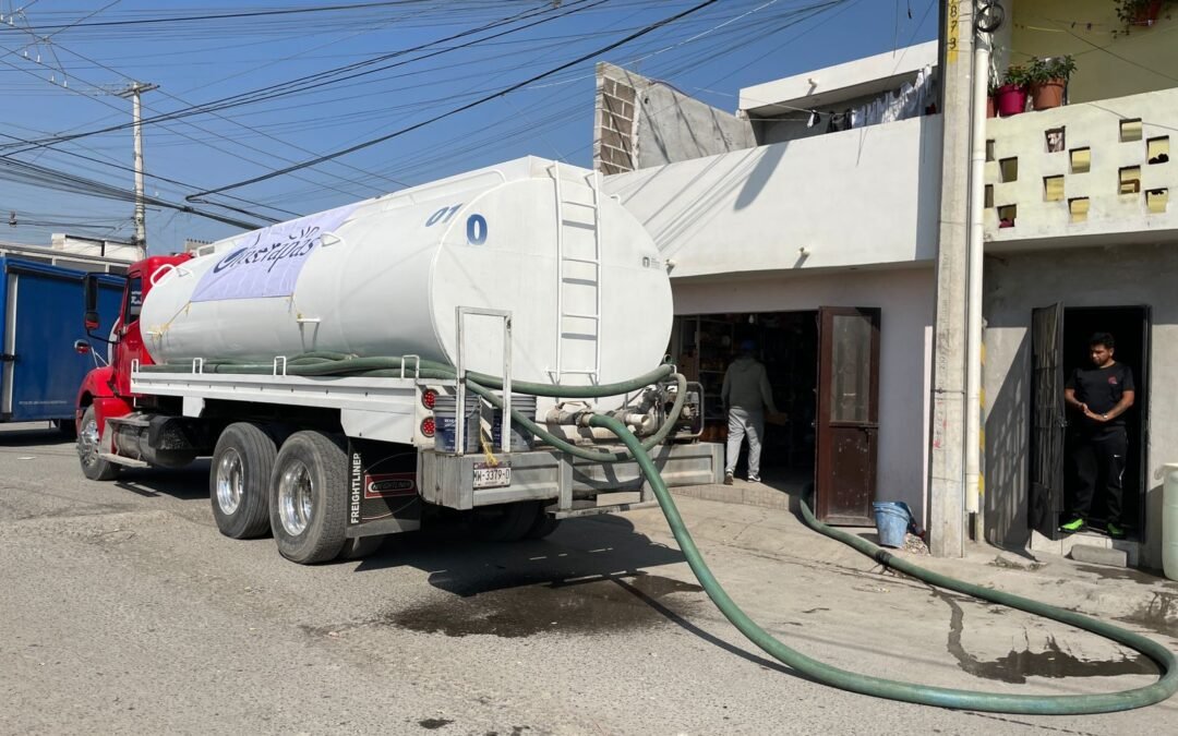 Interapas implementa plan emergente de agua para Villa de Pozos