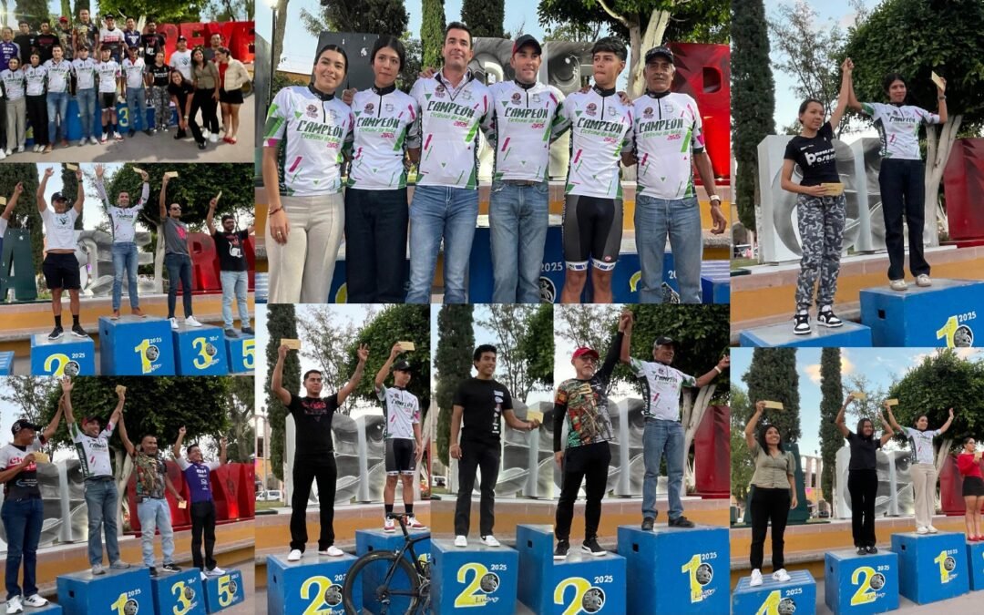 “LICIVILLA 2025” PREMIA CAMPEONES DE CICLISMO 