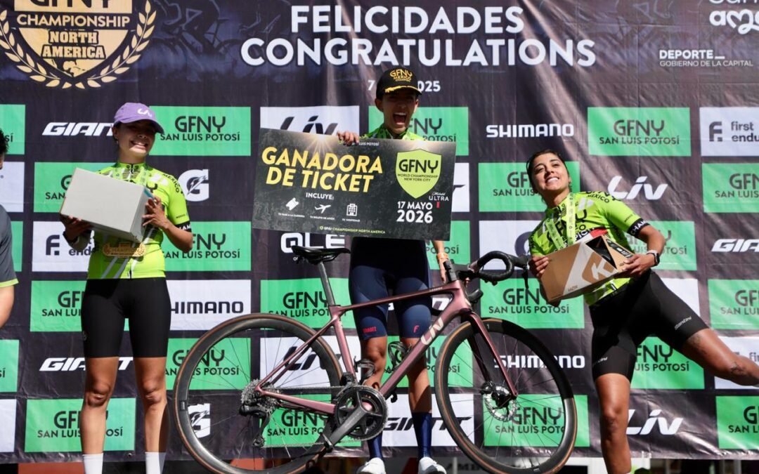 MUJERES CICLISTAS DAN LA CARA POR SAN LUIS EN GRAN FONDO DE NUEVA YORK