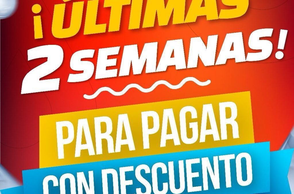 Solo quedan dos semanas para aprovechar los descuentos en Interapas