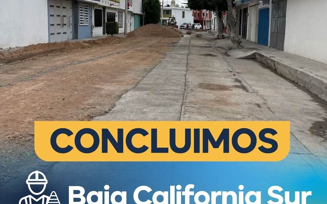 Interapas amplía mejoras sanitarias en la calle Baja California Sur