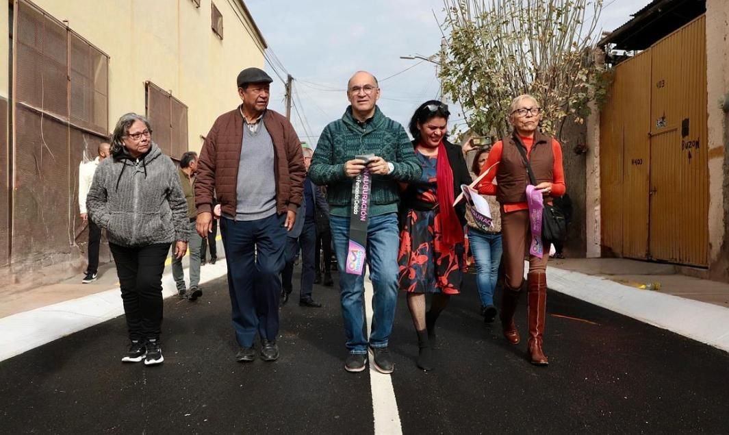 Firme compromiso del Alcalde Galindo para seguir mejorando las vialidades de San Luis Capital