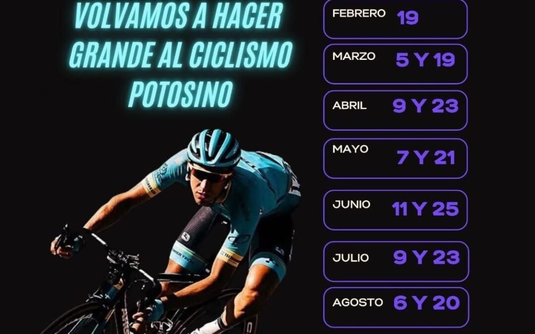 CALENDARIO DE CLASICAS JUEVERAS 2026 EN SAN LUIS POTOSI