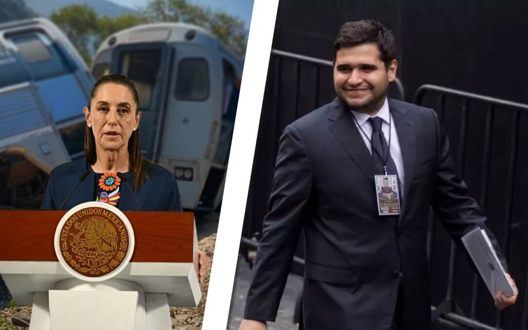 SHEINBAUM EXCULPA A HIJO DE LÓPEZ OBRADOR DEL ACCIDENTE EN INTEROCEÁNICO