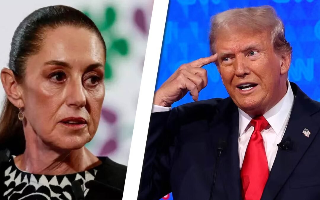 DESESPERADA, SHEINBAUM OFRECE EXPLICACIONES A DONALD TRUMP