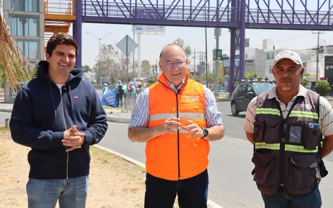 Con Capital al 100, Alcalde Galindo rehabilita la glorieta salida a Guadalajara