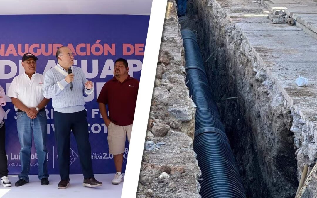 GALINDO ANUNCIA INSTALACIÓN DE DRENAJE EN TIERRA BLANCA