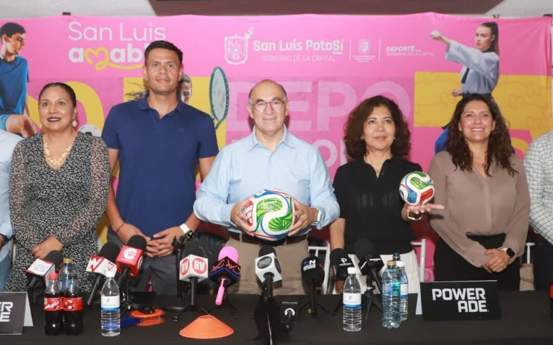 San Luis Capital vivirá con intensidad el mundial de fútbol: Galindo presenta programa de actividades y transmisiones
