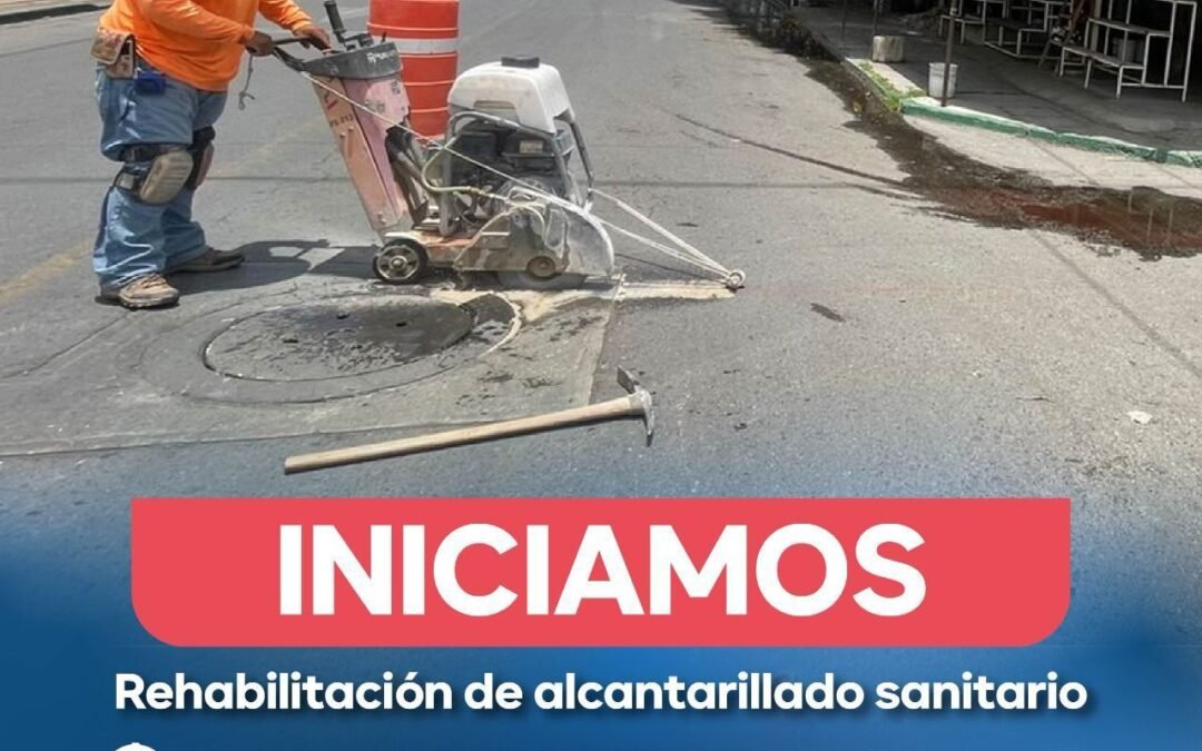 Obra de Interapas mejora red sanitaria en la colonia Retornos
