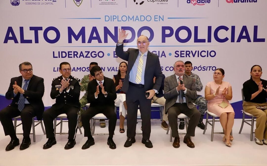 San Luis Capital e INAP realizan Diplomado Nacional en Alto Mando Policial