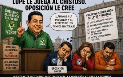 LUPE LE JUEGA AL CHISTOSO; LA OPOSICIÓN LE CREE