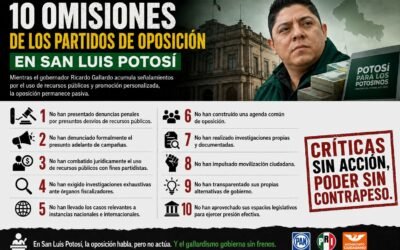OPOSICIÓN POTOSINA: 10 OMISIONES QUE HAN FAVORECIDO AL GALLARDISMO