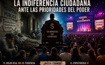 INDIFERENCIA CIUDADANA ANTE FRIVOLIDAD DEL PODER