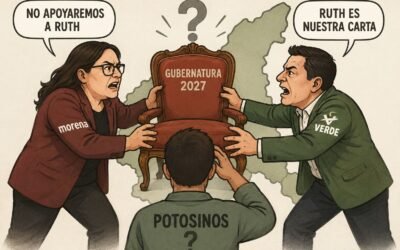 SE DISPUTAN EL PODER COMO SI YA FUERA SUYO
