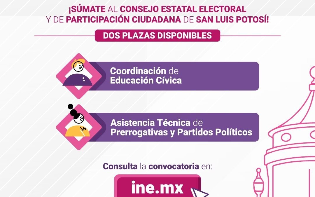 CEEPAC INVITA A PARTICIPAR EN EL CONCURSO PÚBLICO DEL SERVICIO PROFESIONAL ELECTORAL NACIONAL