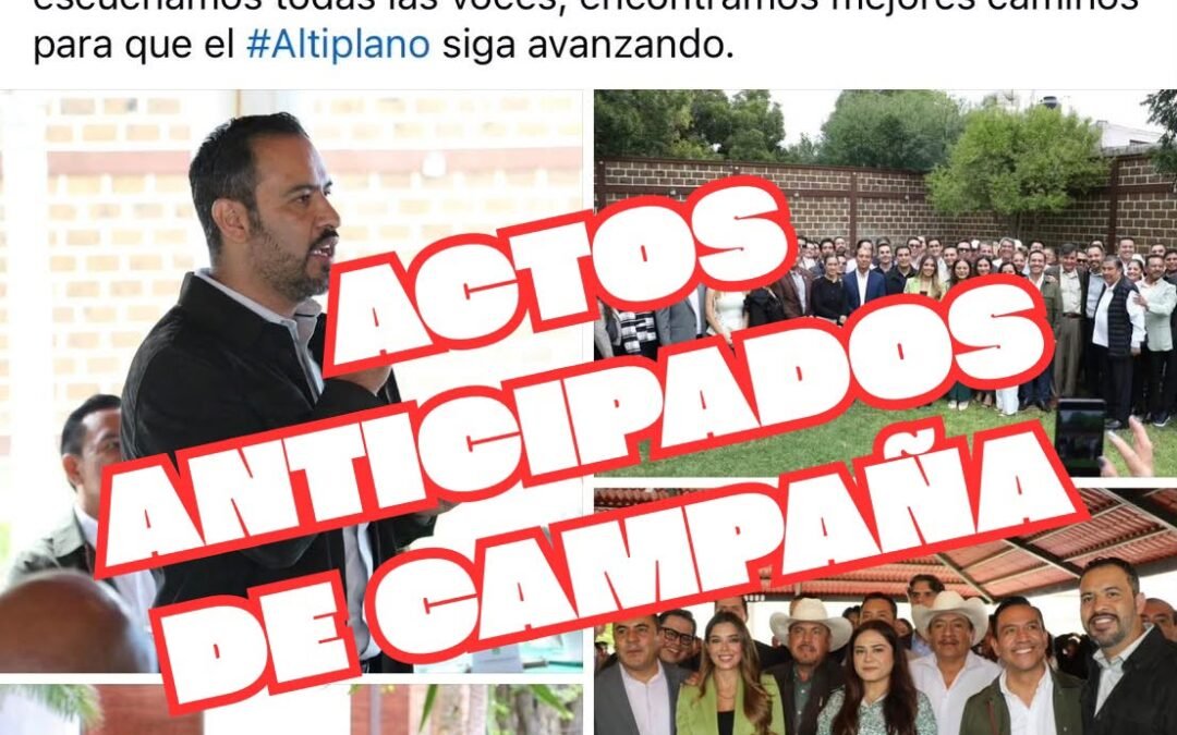 ACUSAN A GUADALUPE TORRES DE ACTOS ANTICIPADOS DE CAMPAÑA EN MATEHUALA